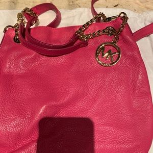 MK leather crossbody